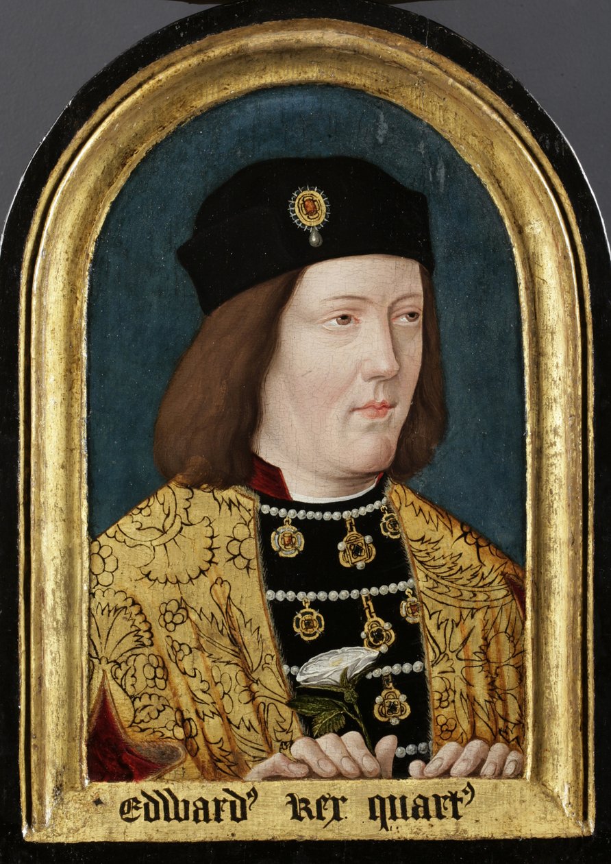 Edward IV, ca 1510-1540 (olja på panel) (se även 235435) av English School