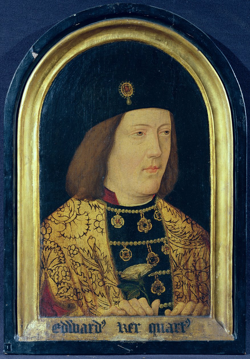 Edward IV, ca 1510-1540 (olja på panel) (se även 711008) av English School
