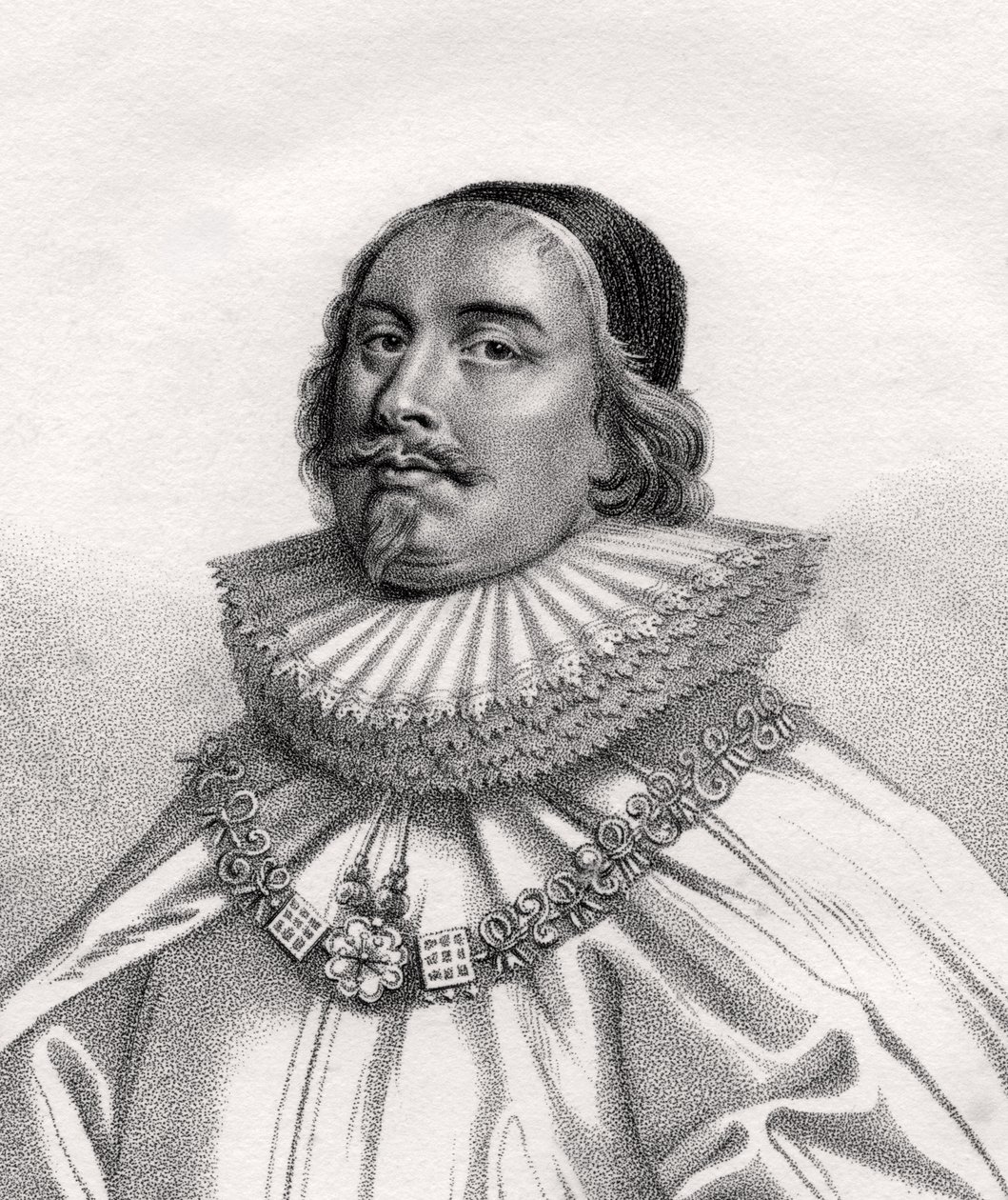Edward Littleton, illustration från "A catalogue of Royal and Noble Authors, Volume II", publicerad 1806 (litho) av English School
