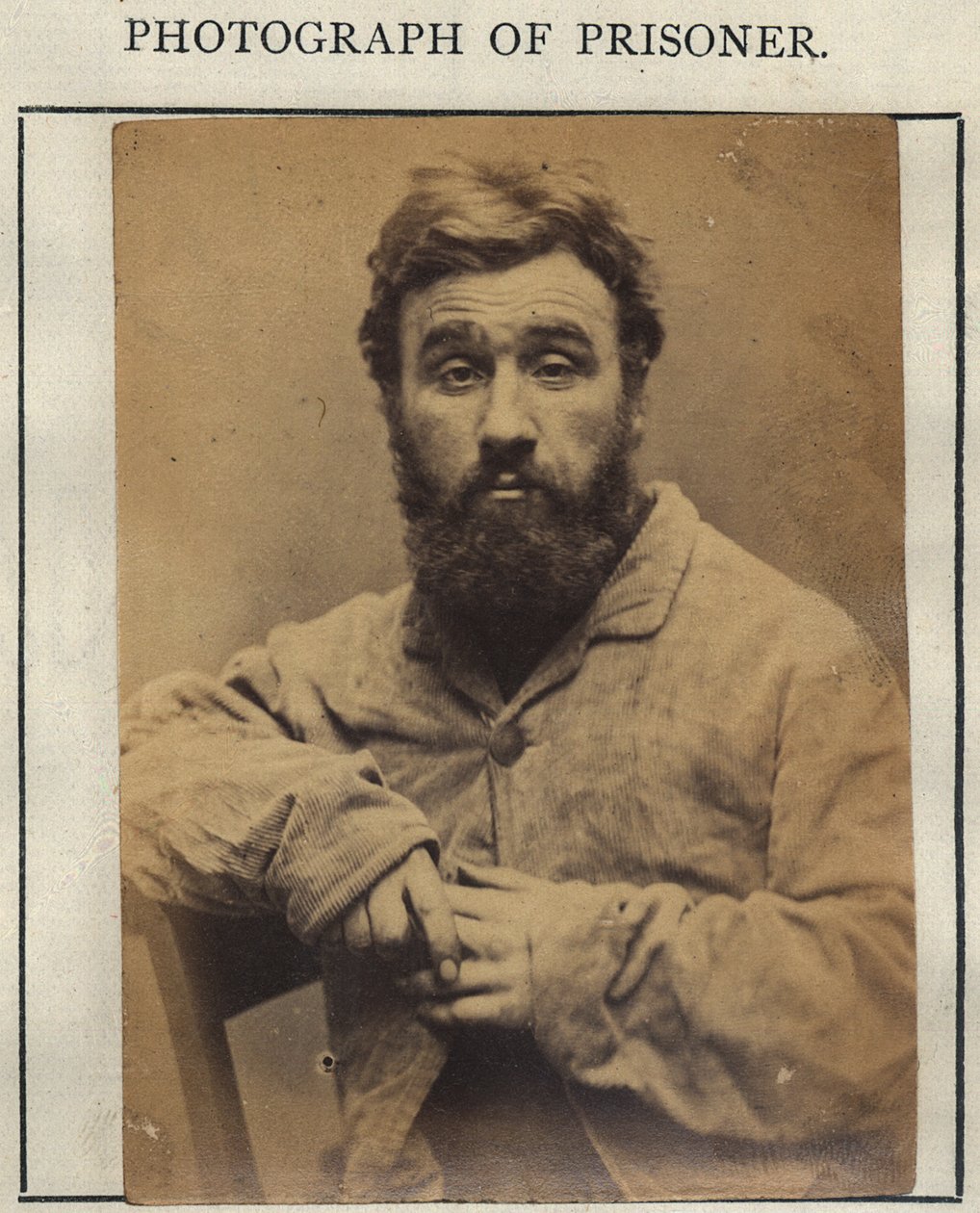 Edward Shevlin, ca 1870 (sepiafoto) av English School