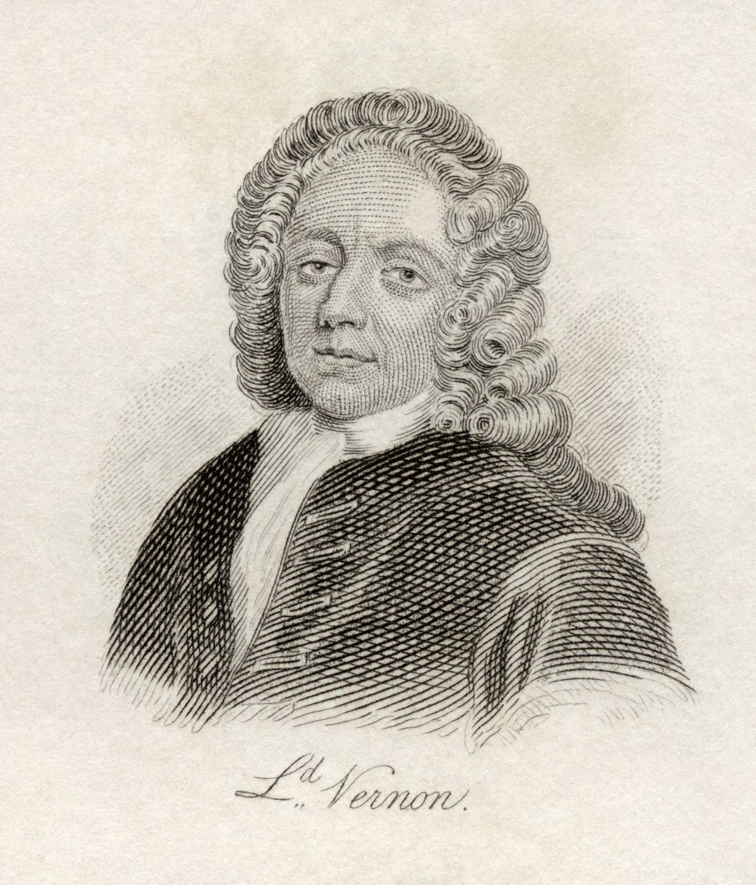 Edward Vernon, från "Crabb
