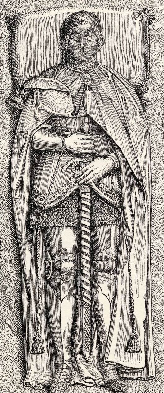 Effigy of Alvaro de Luna, från "Spain: A Summary of Spanish History from the Morish Conquest to the Fall of Granada, 711-1492", av Henry Edward Watts, publicerad 1893 av English School