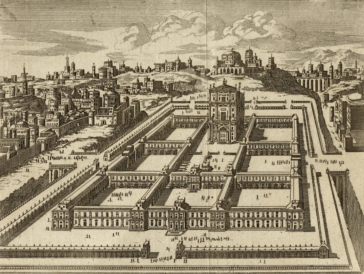 Förhöjning av Jerusalems tempel, byggt av Herodes av English School