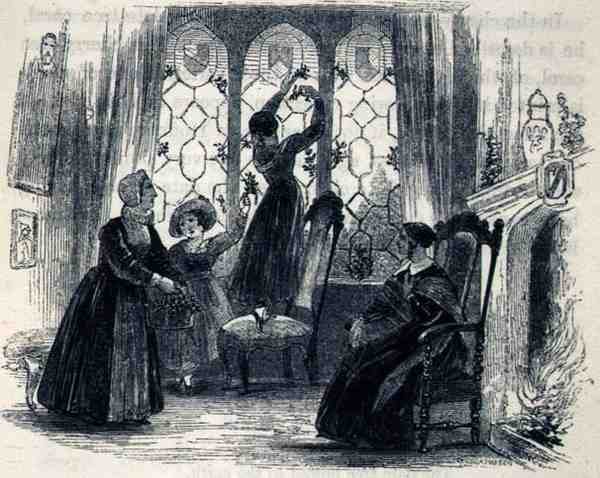 Elizabethansk jul (gravyr) av English School