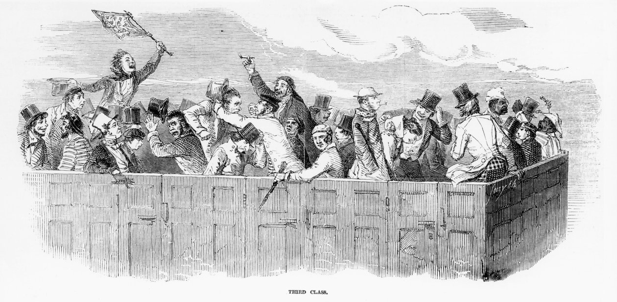 Epson Races 1847: The Railway - Third Class (gravyr) av English School