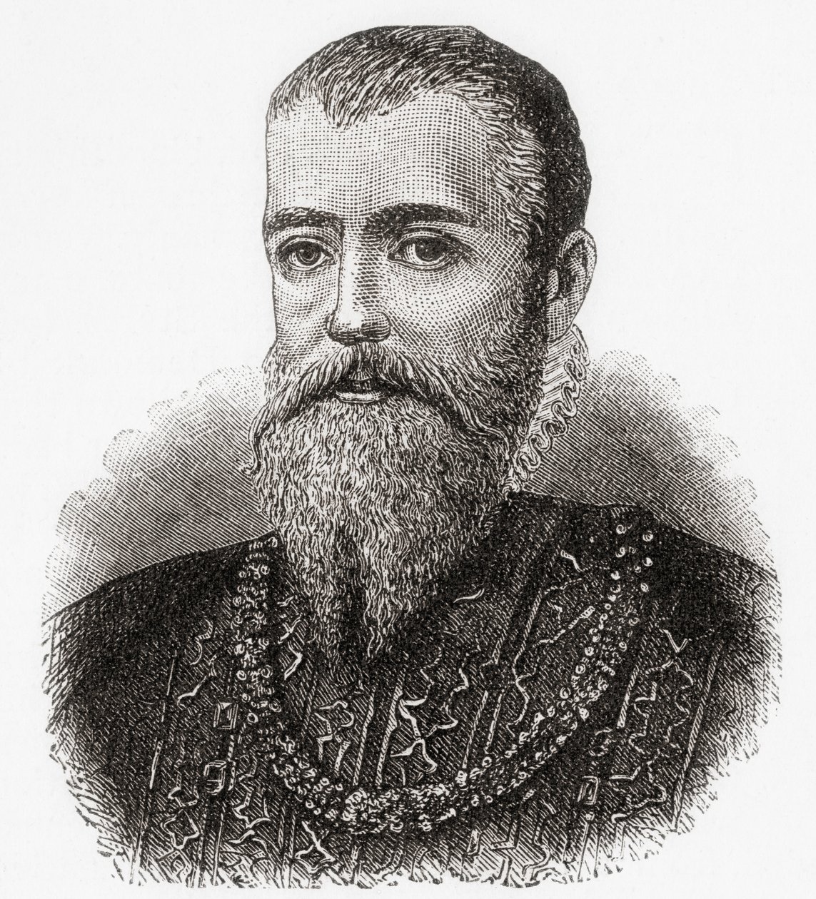 Eric XIV, 1533-1577, kung av Sverige, från Ward and Locks Illustrated History of the World, pub. c.1882 av English School