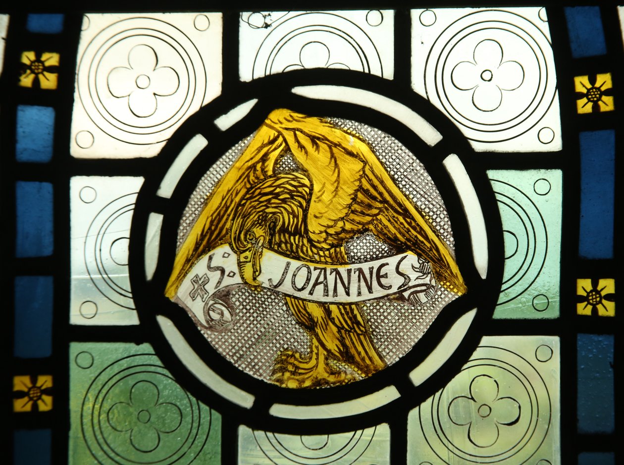 Evangelist emblem: St John av English School
