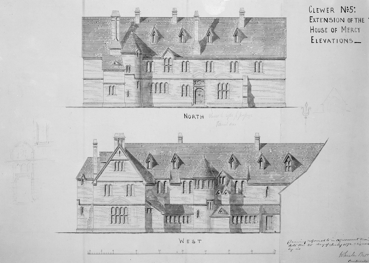 Förlängning av House of Mercy, Clewer av English School