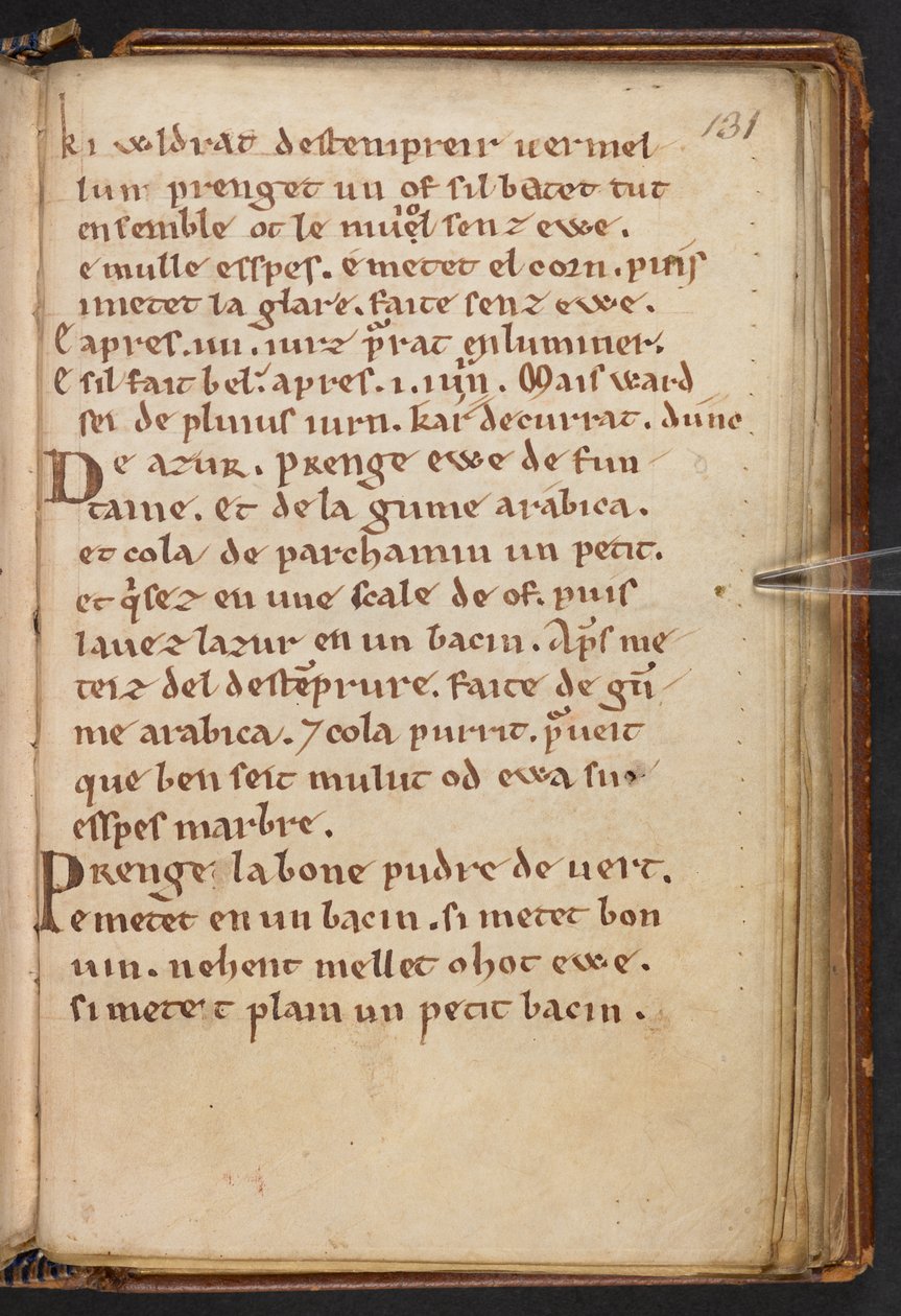 Utdrag ur Henry of Huntingdons Historia Anglorum, Cotton MS Titus D XXIV, f.131r (pergament) av English School