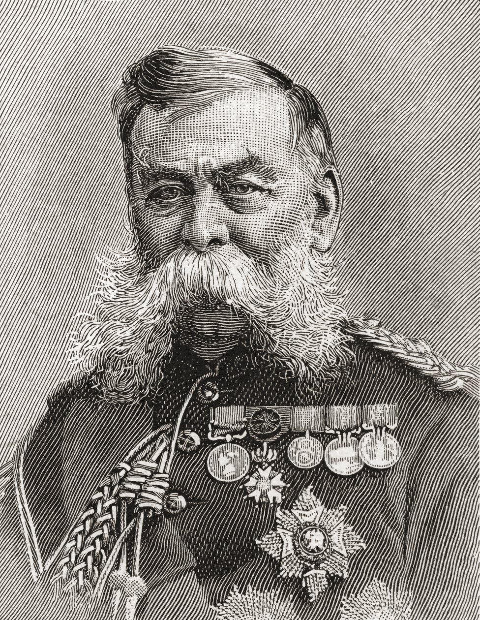 Fältmarskalk Sir John Linthorn Arabin Simmons av English School