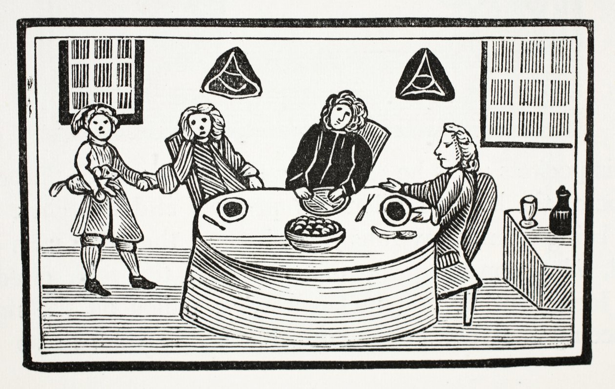 Fortunatus, illustration från Chap-books of the artonde århundradet av John Ashton, pub. 1882 av English School
