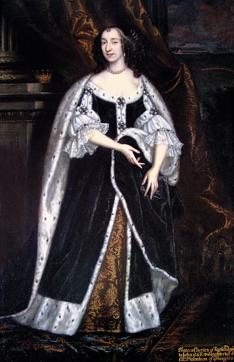 Frances Montagu, grevinna av Rutland, ca 1706 av English School