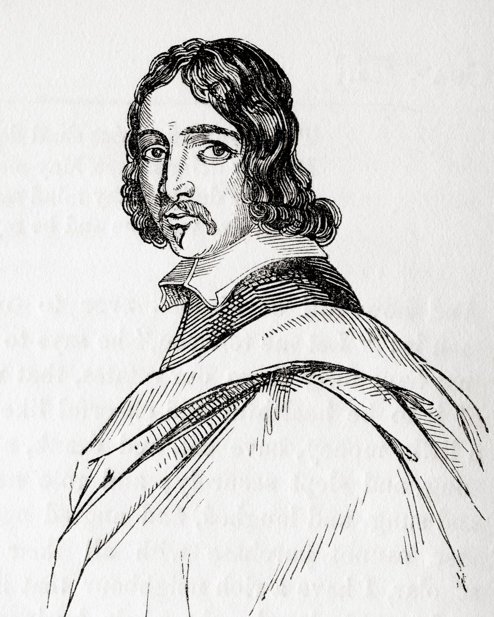 Francis Moore, brittisk läkare och astrolog, från Old England: Ett bildmuseum, pub. 1847 av English School