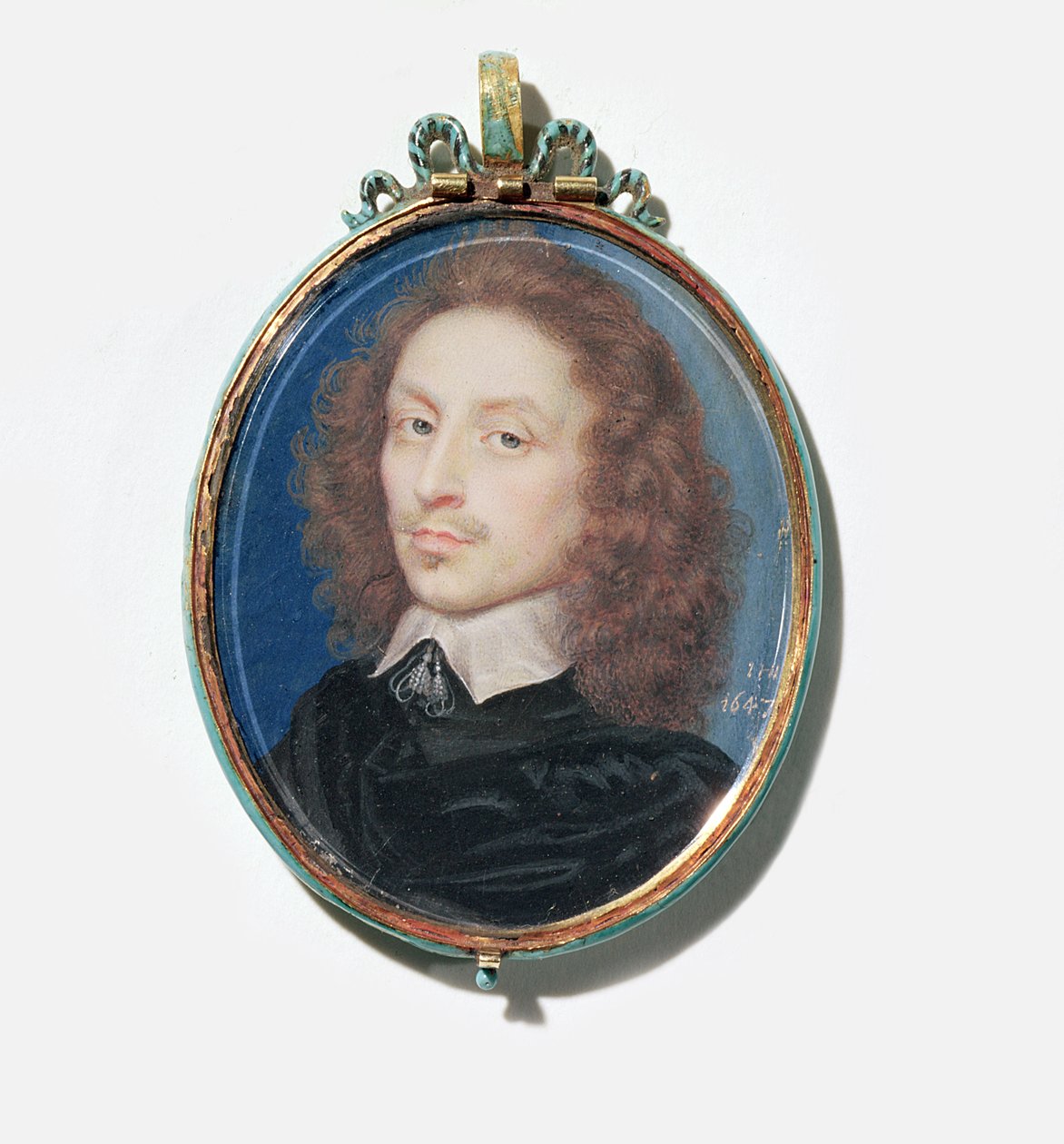 Fredrik V, kurfurst Pfalz (akvarell på veläng) av English School