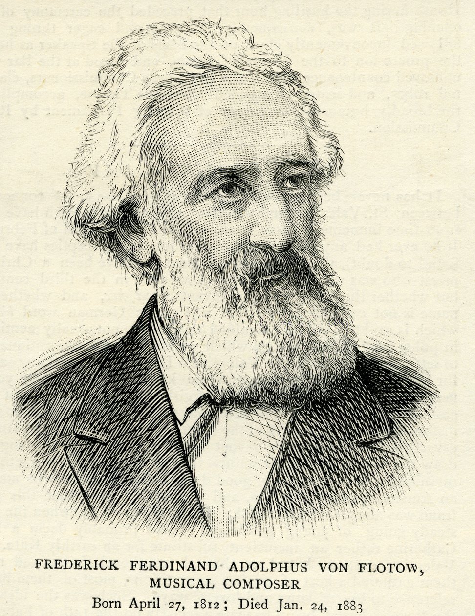 Frederick Ferdinand Adolphus von Flotow (1812-83) av English School