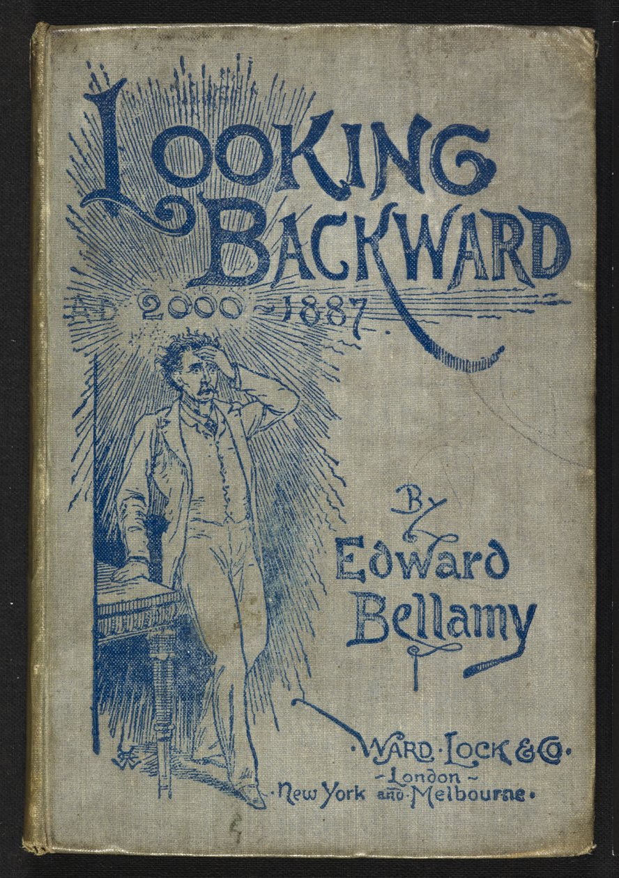 Framsidan av "Looking Backward, 2000-1887" av Edward Bellamy av English School
