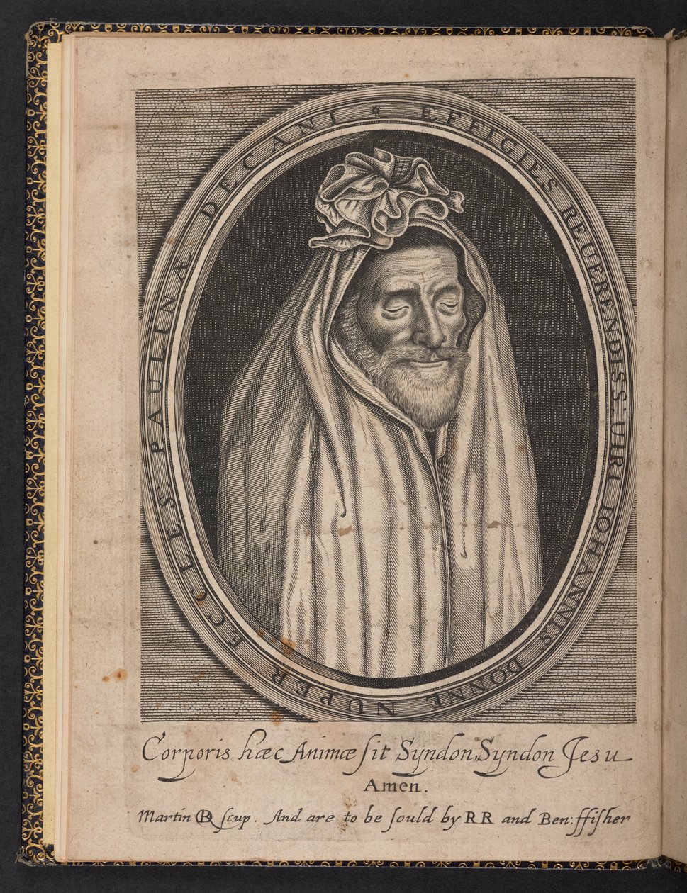 Frontispiece från Deaths Duell av John Donne av English School