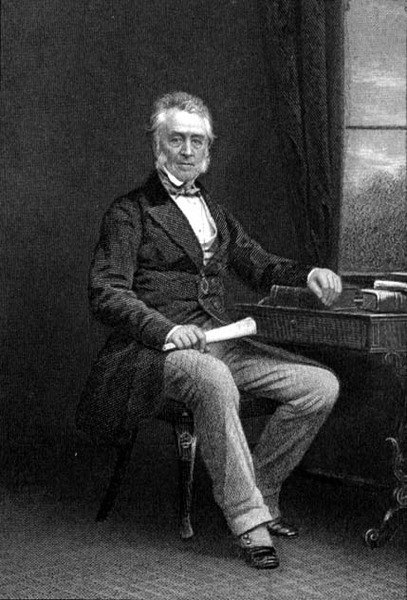 George Grote (1794-1871) (gravyr) av English School