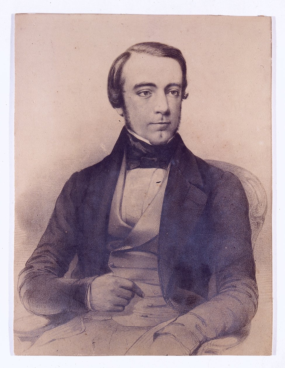 George Smith (kol på papper) av English School