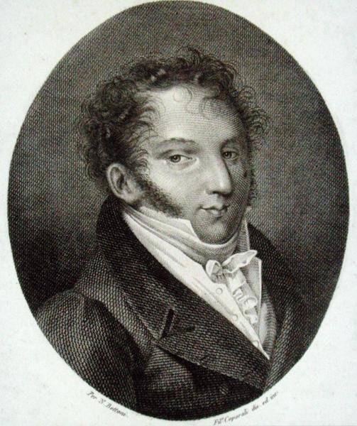 Gioacchino Antonio Rossini (1792-1868) (gravyr) av English School