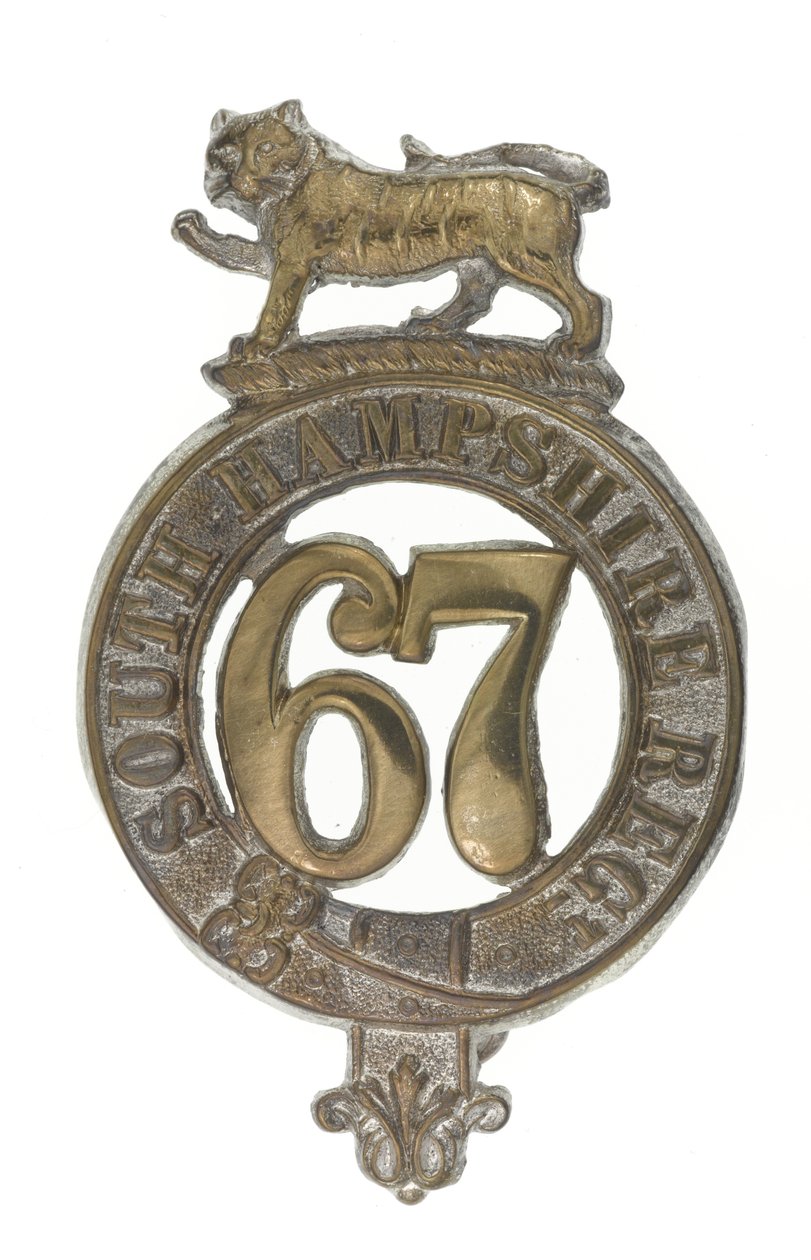 Glengarry-emblem, ca 1875 (mässing) av English School
