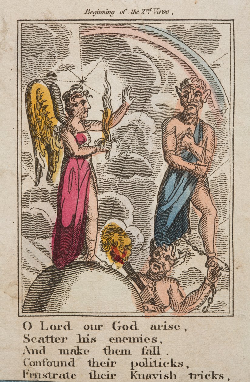 God Save the King, ca 1810 (färgad gravyr) av English School