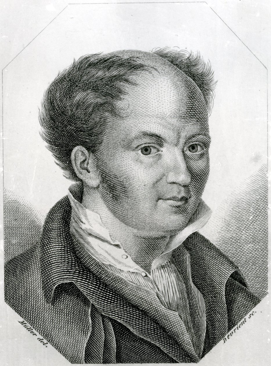 Gottfried Weber (1779-1839) (gravyr) av English School