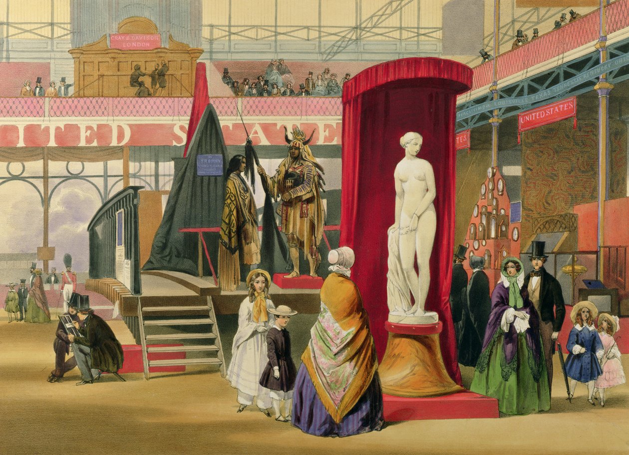Stora utställningen, 1851: den amerikanska montern av English School