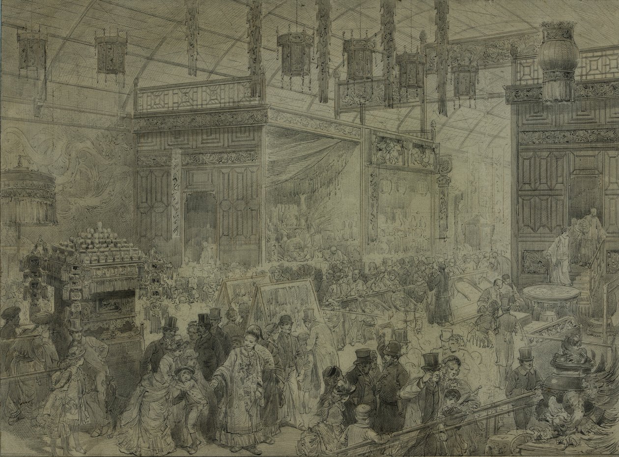 Stor utställning, kinesiska sektionen, 1851 av English School