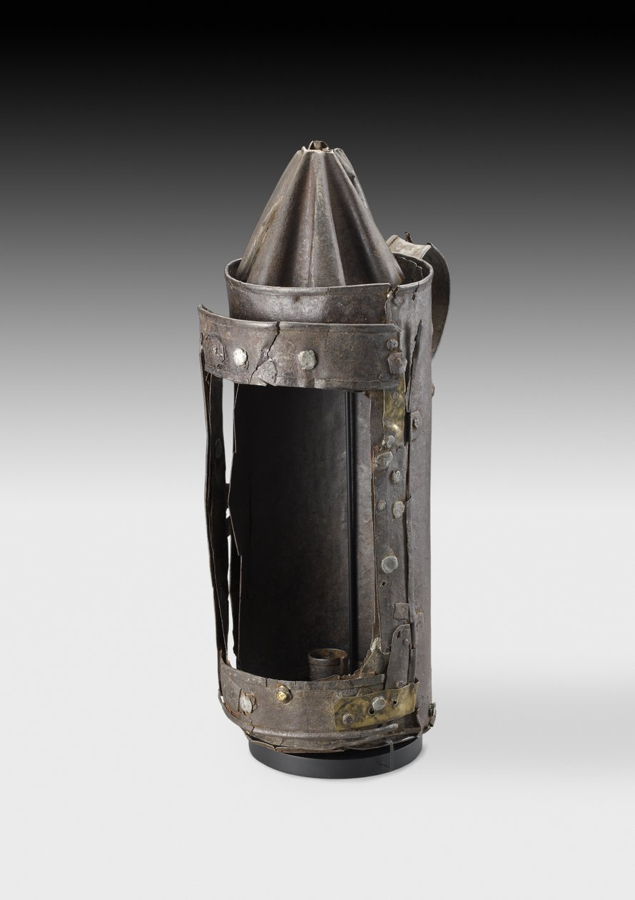 Guy Fawkes Lantern, från Tradescant Collection, c.1605 (plåt) av English School