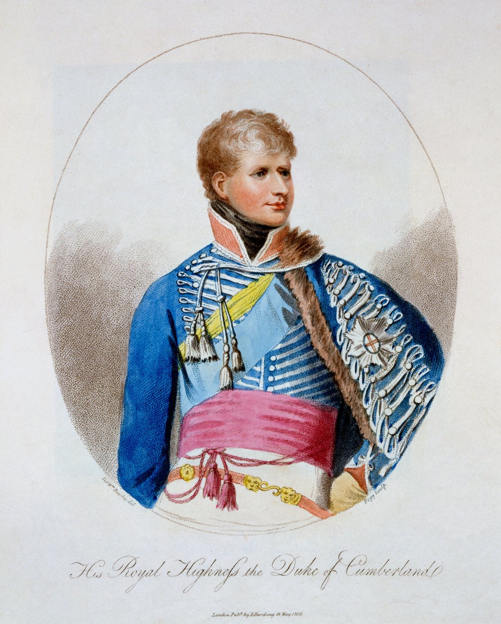 HKH hertigen av Cumberland, 1806 av English School