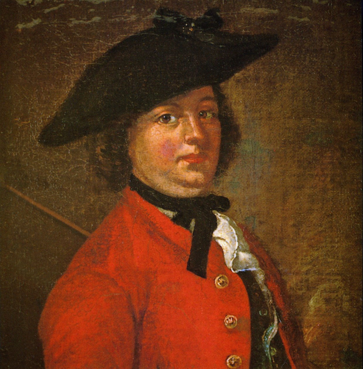 Hannah Snell, den kvinnliga soldaten (litho i färg) av English School