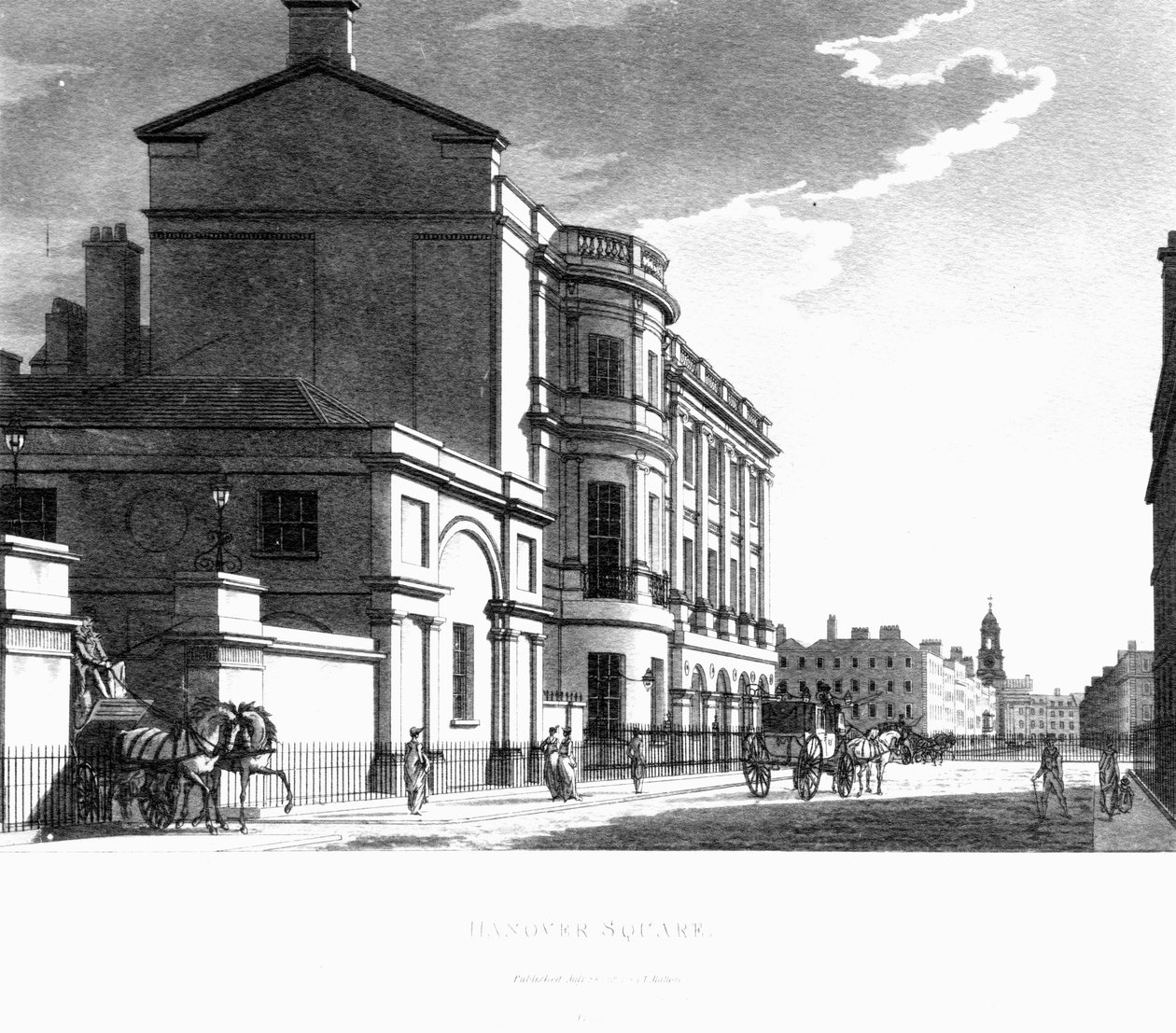 Hannovertorget, 1800 av English School