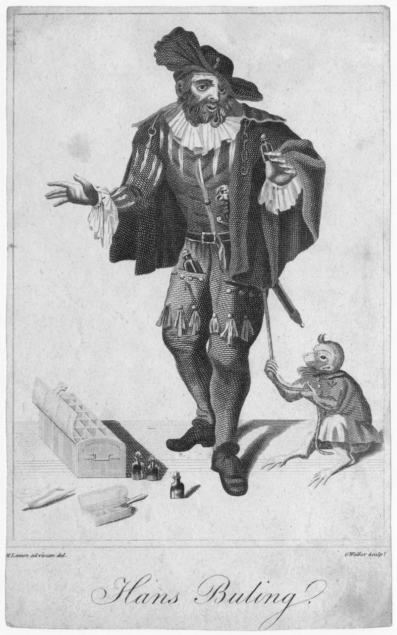 Hans Buling, graverad av G. Walker (1800-talet) efter en teckning av M. Lamon (1800-talet) tidigt 1800-tal av English School