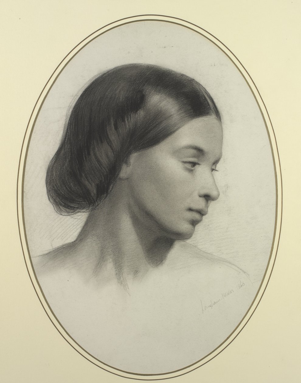 Chef för en flicka, 1860 av English School