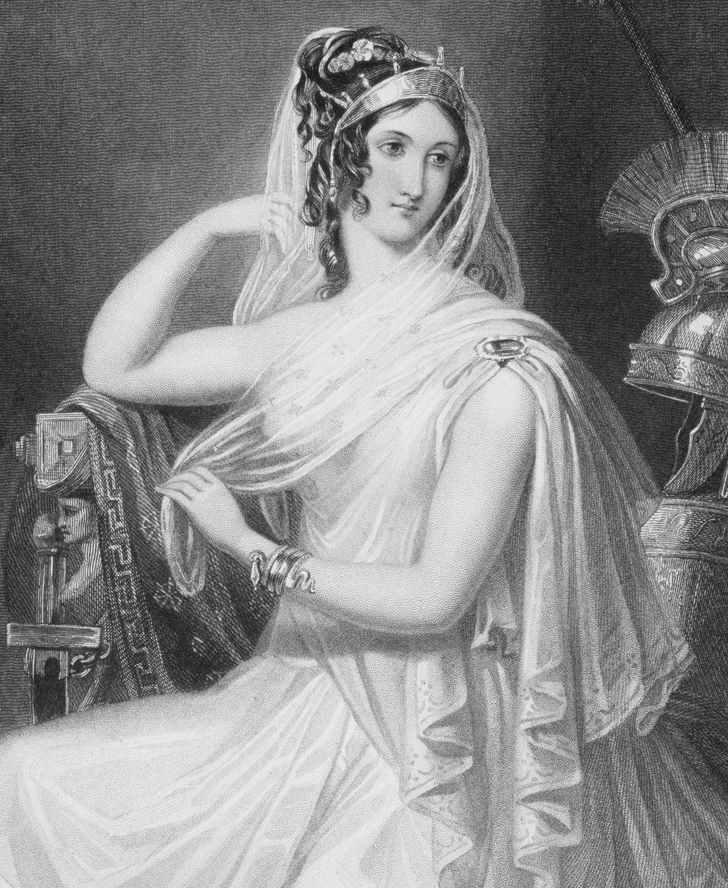 Helen av Troja, ca 1845 av English School