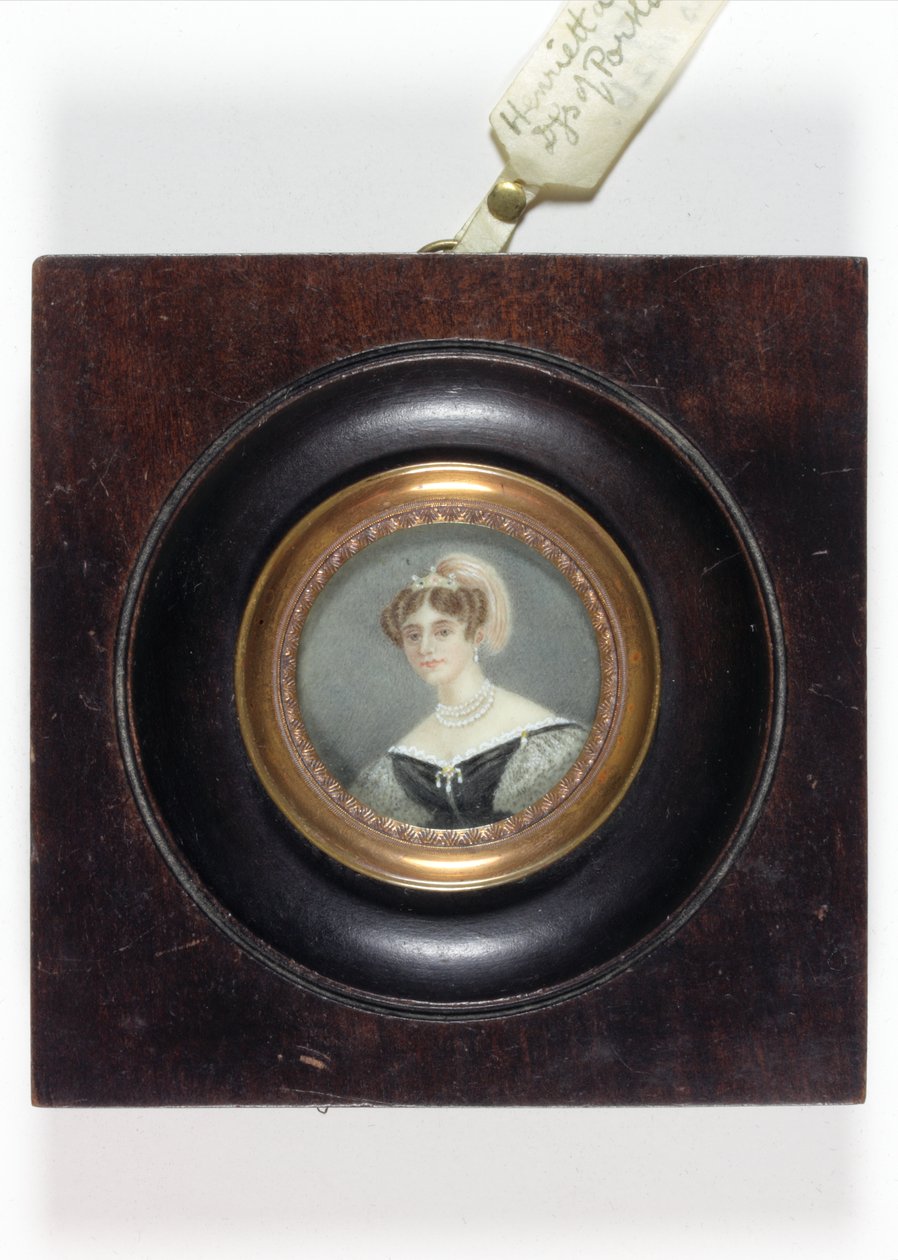 Henrietta Scott, marsjoninna av Titchfield, senare hertiginna av Portland (emalj) av English School