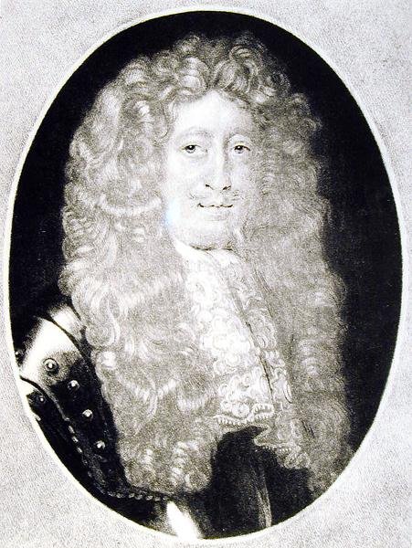 Henry Howard (1628-84), 6:e hertig av Norfolk, illustration från Portraits of Characters Illustrious in British History, graverad av Richard Earlom (1743-1822) och Charles Turner (ca 1775-1857) (mezzotint). av English School