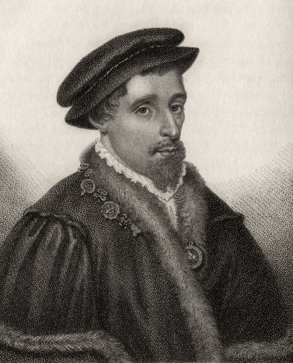 Henry Howard, Earl of Surrey, graverad av Rivers, från 