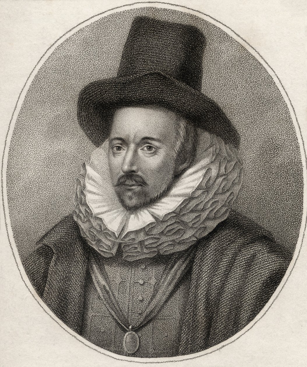 Henry Howard, graverad av Bocquet, illustration från 