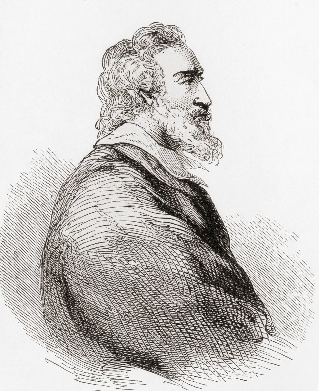 Henry IV, aka Good King Henry, 1553-1610, från Ward and Locks Illustrated History of the World, pub. c.1882 av English School