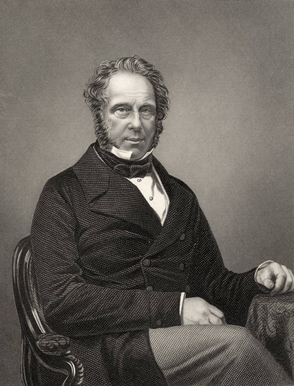 Henry John Temple Palmerston av Palmerston, från "The History of the Indian Mytery" publicerad 1858 (gravyr) av English School