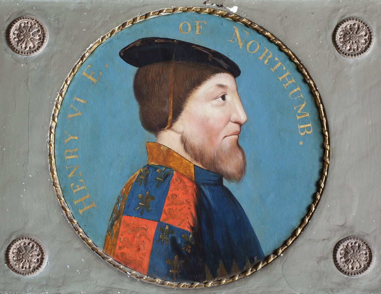 Henry Percy, 6:e earlen av Northumberland (olja på pannå) av English School