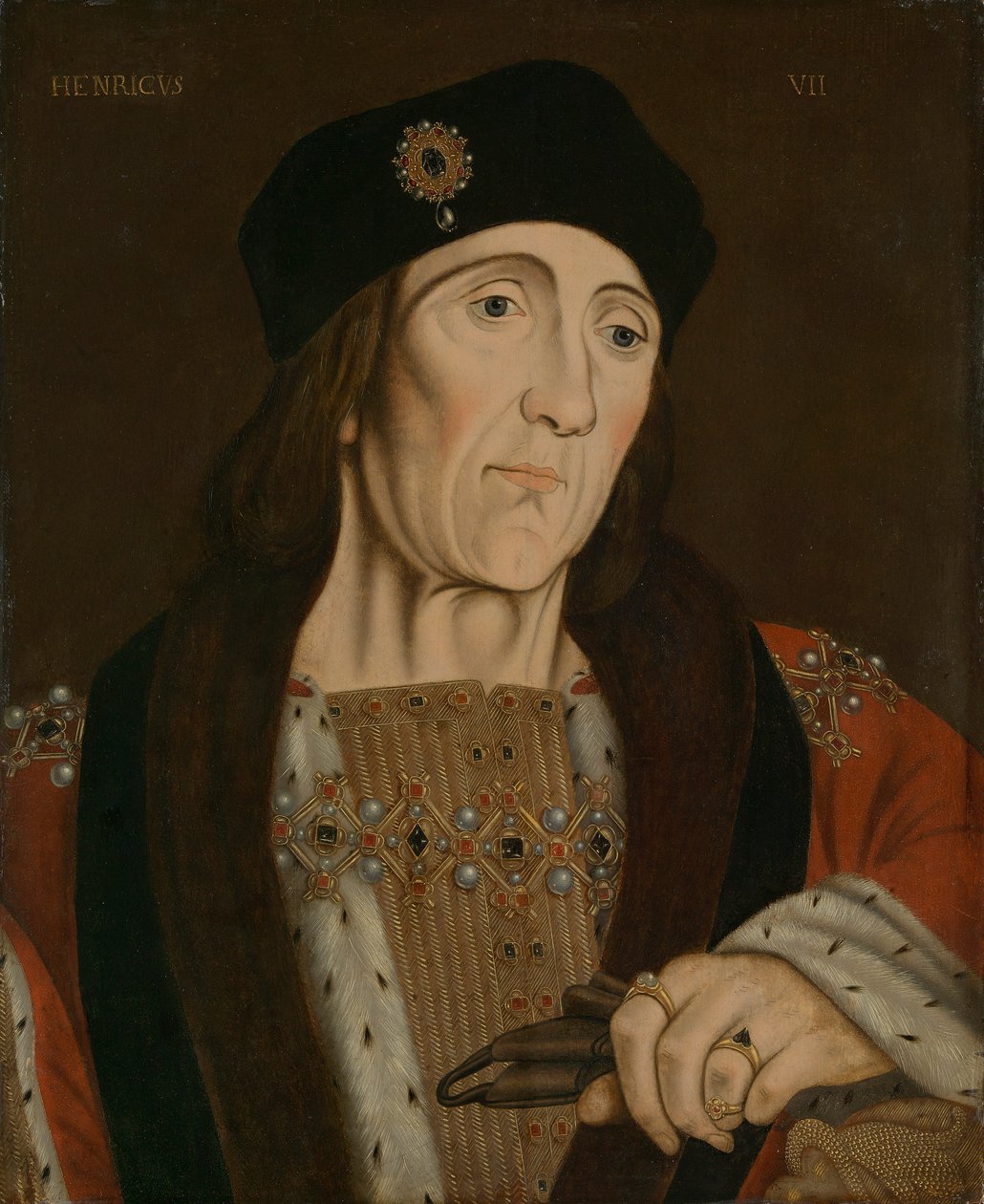 Henrik VII, ca 1505 (olja på pannå) av English School