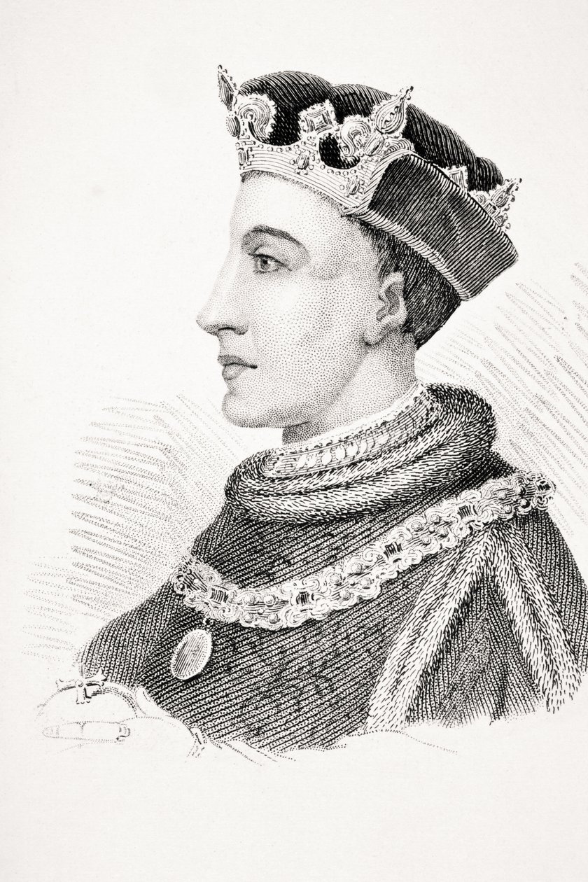 Henry V av England, illustration från 