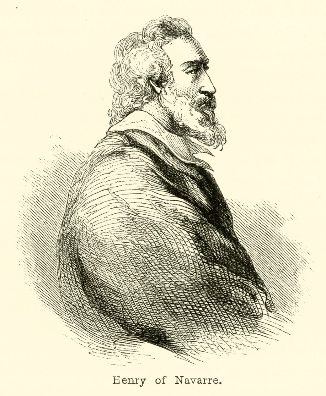 Henrik av Navarra (gravyr) av English School
