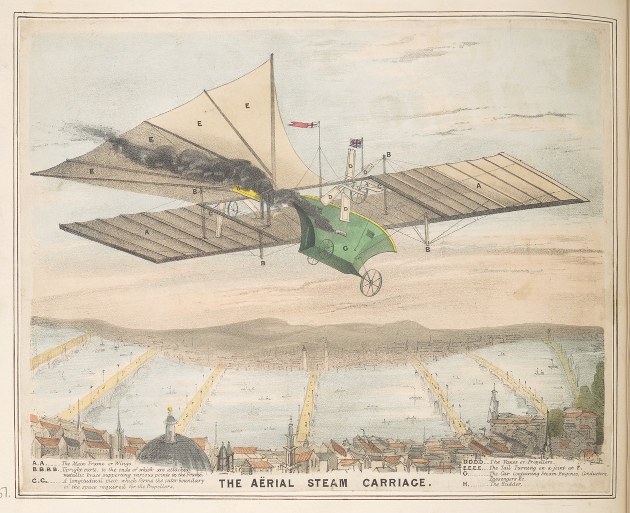 Hensons Aerial Steam Carriage av English School