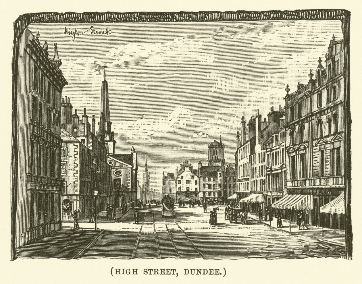 High Street, Dundee (gravyr) av English School