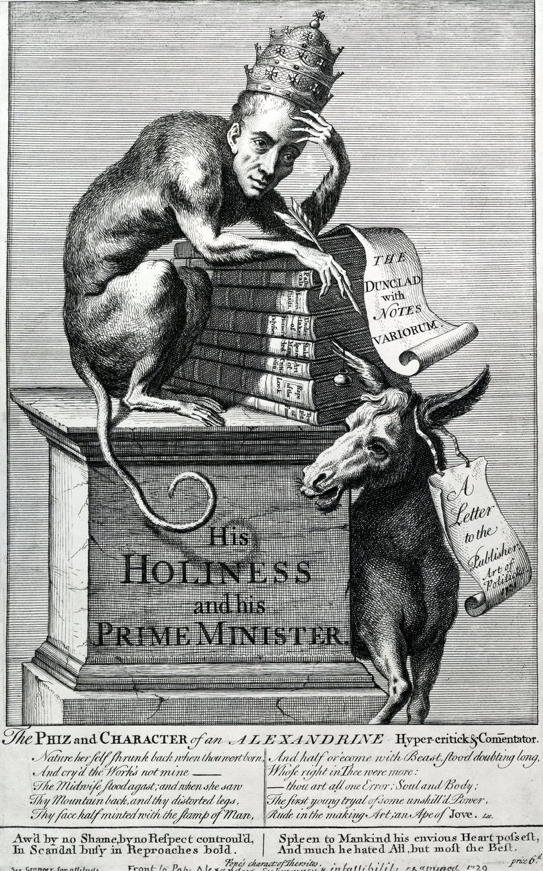 Hans helighet och hans premiärminister, 1729 av English School