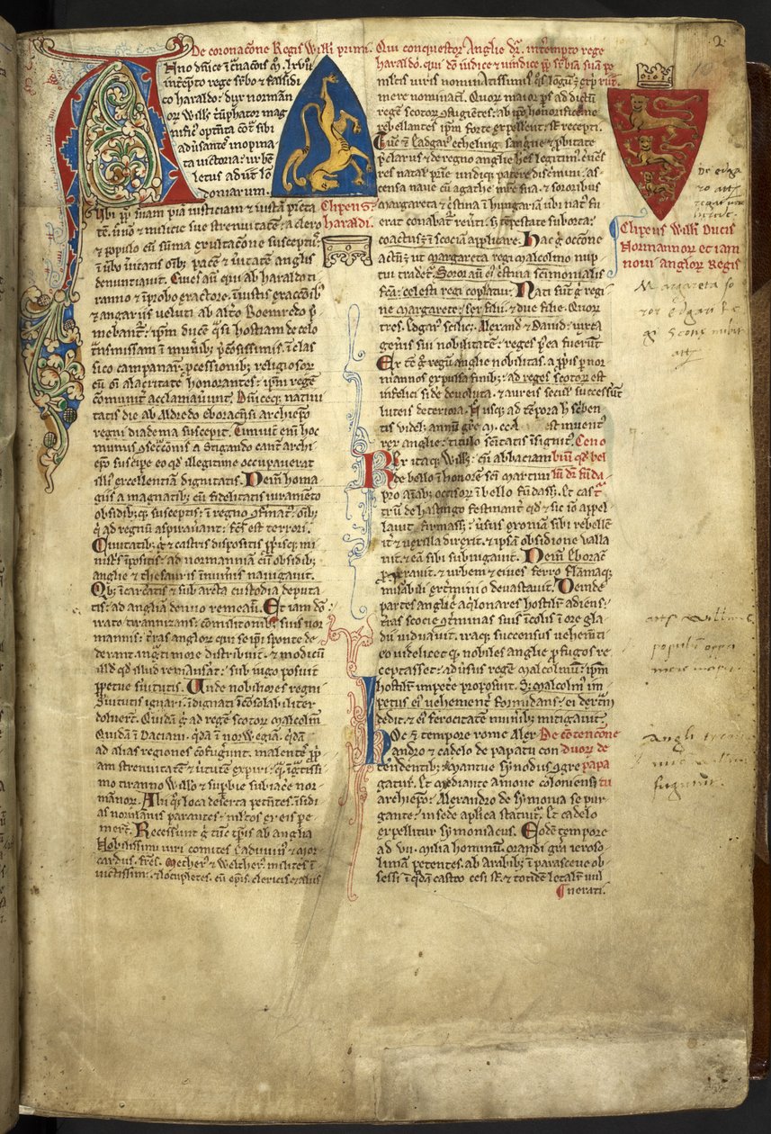Engelskarnas historia. Matthew Paris. England (St Albans) av English School